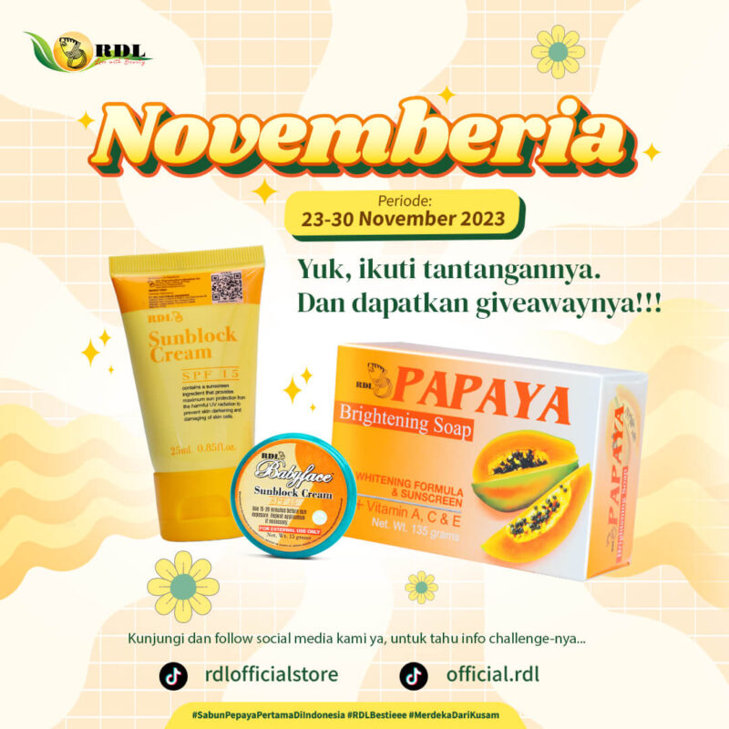 Novemberia RDL Gratis Skincare